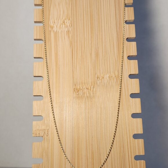 3.48g Italy 14K Gold Wheat (Spiga) Rope Chain Necklace 18" 1.2mm VTG - Picture 4 of 12